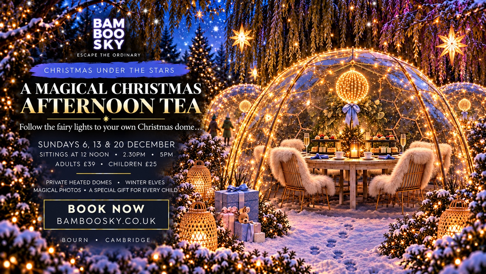 A Magical Christmas Afternoon Tea Experience